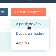 Créer un workflow HubSpot à partir de zéro